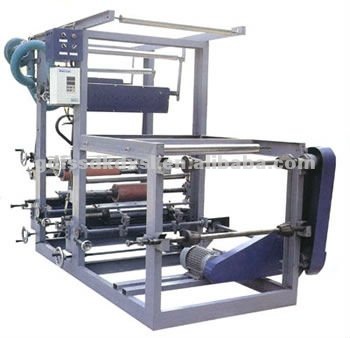 One colour plastic bag printing machinery