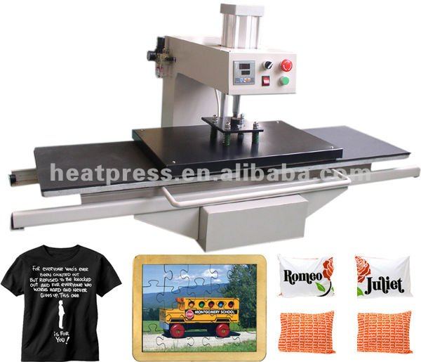 One year warranty flat heat press (double station,pneumatic)