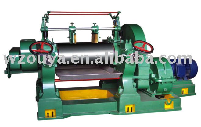 open mixing mill with stock blender