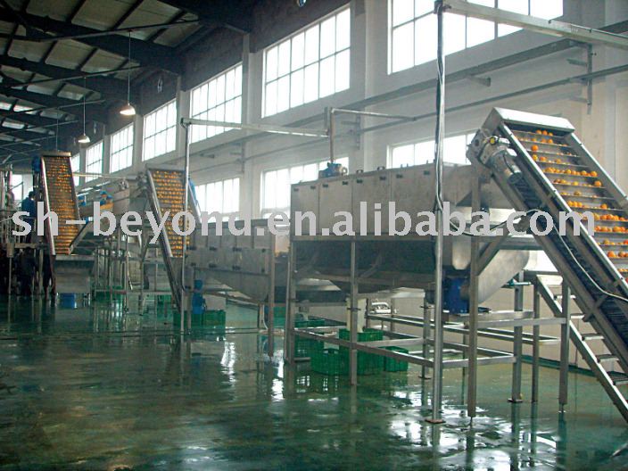 orange juice processing plant