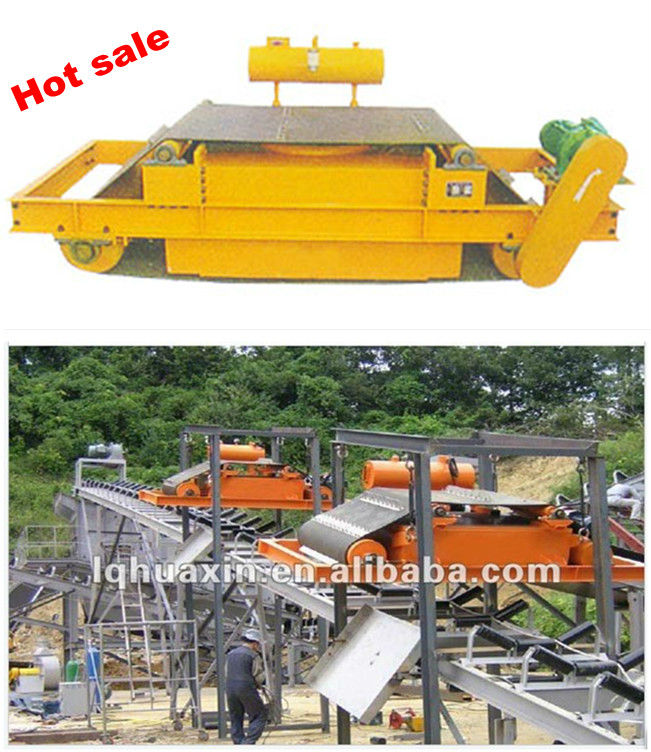 Overbelt permanent Magnetic Iron Separator mineral separator