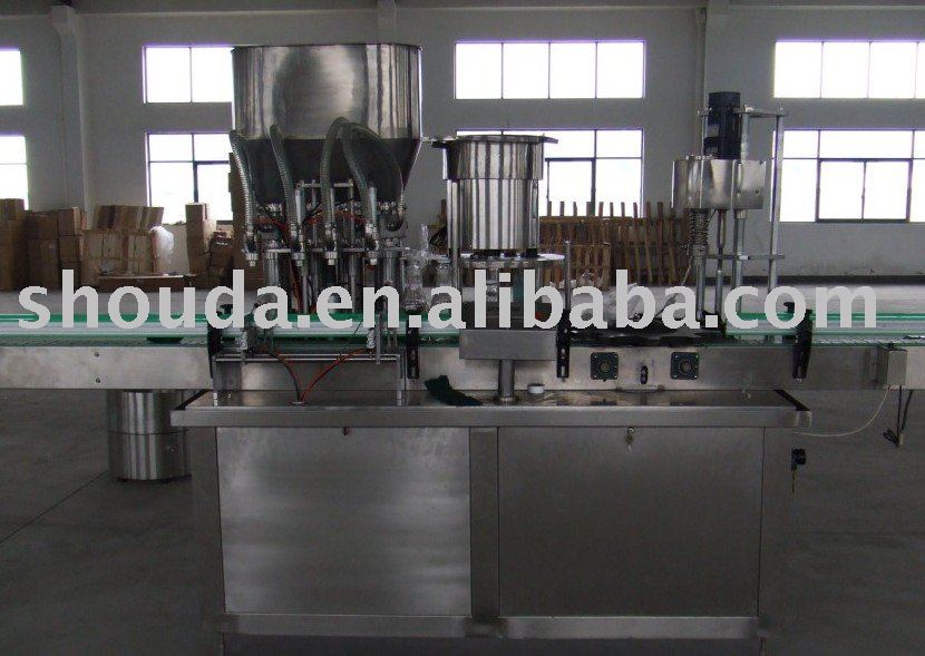 Palm oil filling machine and capping machine (gravity)