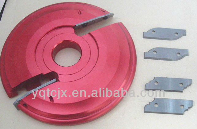 Panel Raising Cutter Head With Changeable Knives For Making Doors