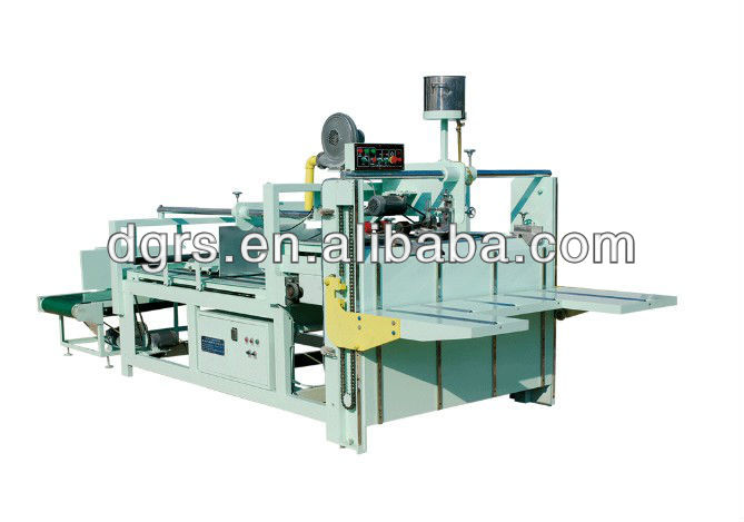 paper box folding gluing machine