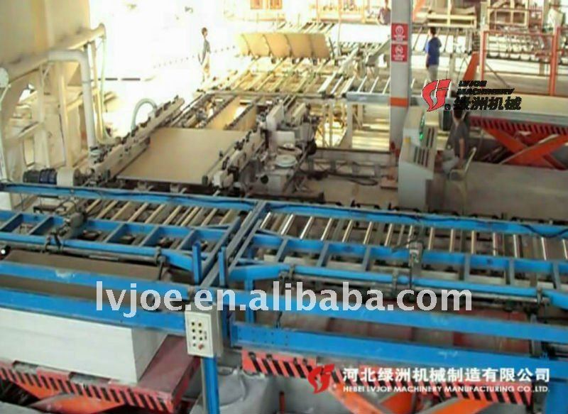 paper faced gypsum board production line