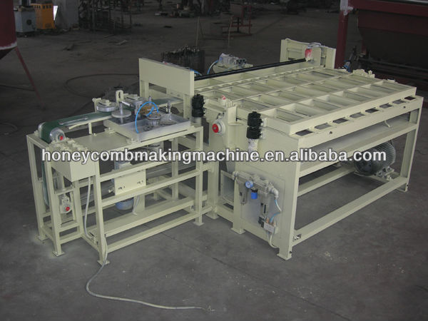 paper honeycomb core connectting machine