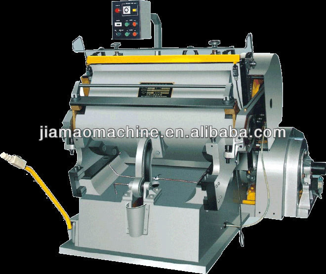 Paperboard and cardboard creasing and cutting machine ML1300/1400/1500 Paperboard and cardboard creasing and cutting machine