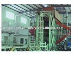 Particle board production line