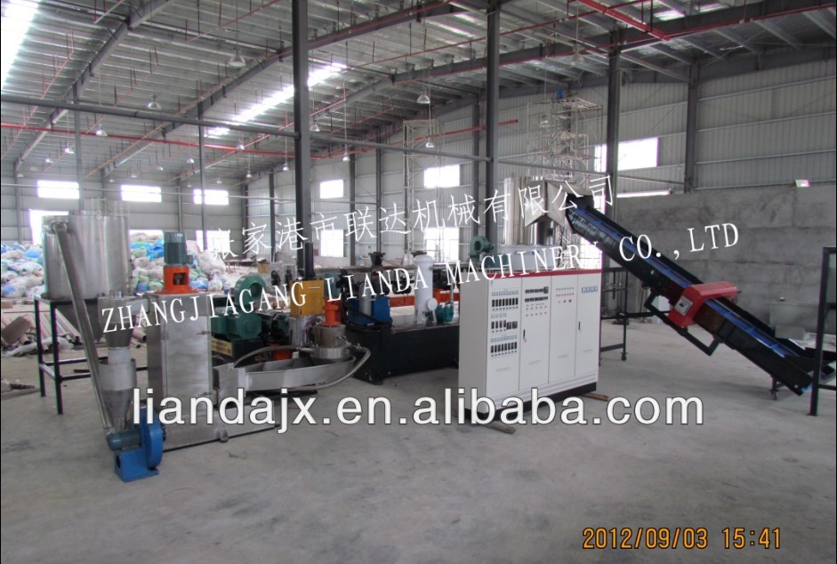 PE film granulating/pelletizing line