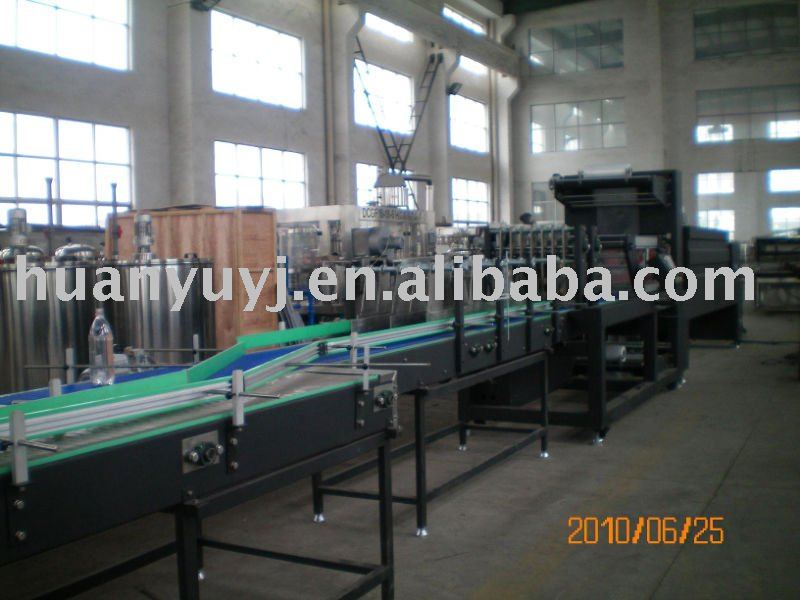 PE film Hot Shrink Film Package Machine Inline