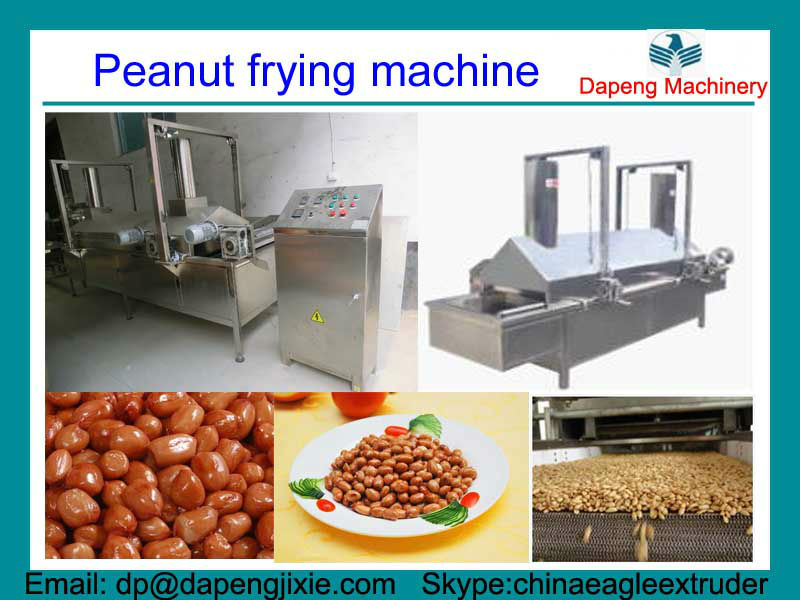 Peanut frying machine/continous belt fryer
