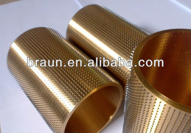 perforating pinned roller, needle roller