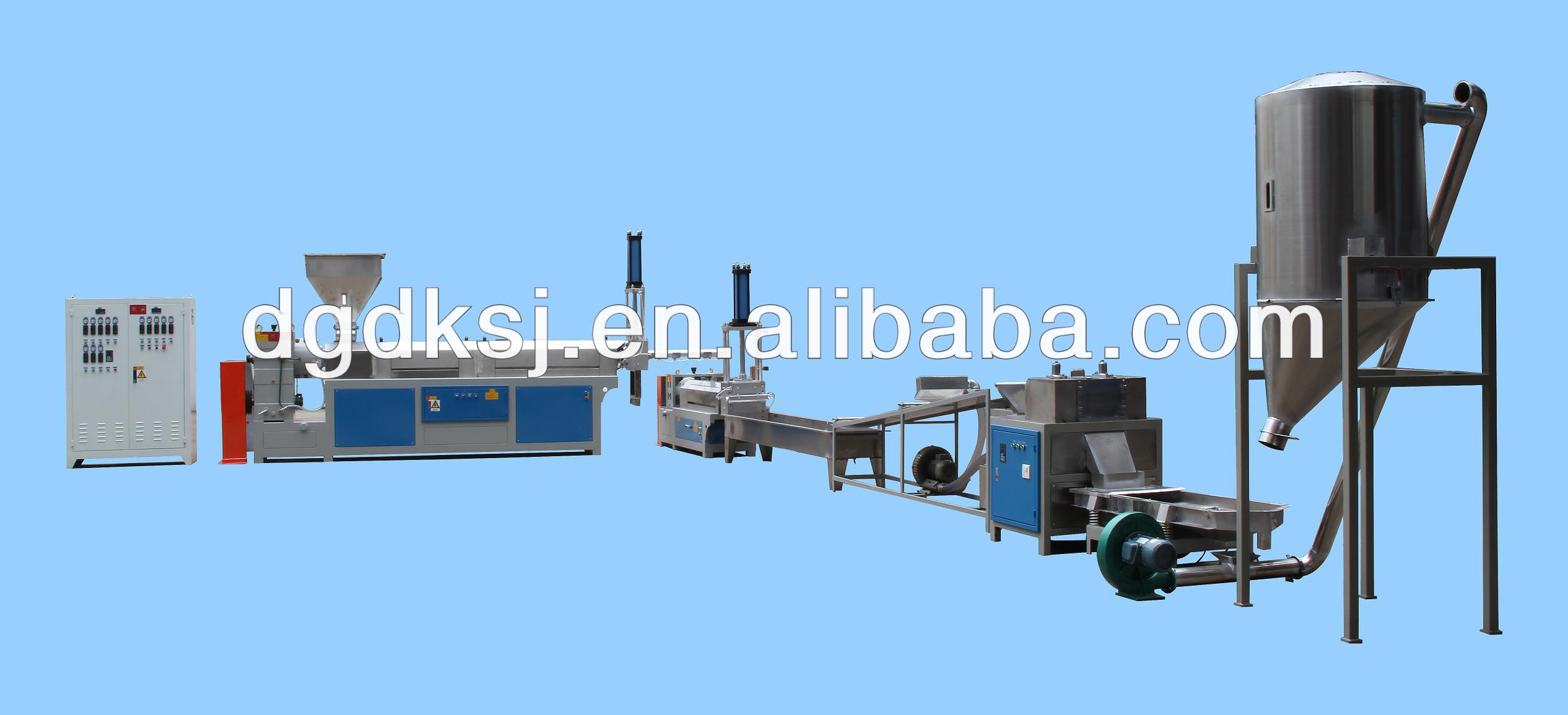 PET bottle flakes (Waste plastic) washing and recycling machine
