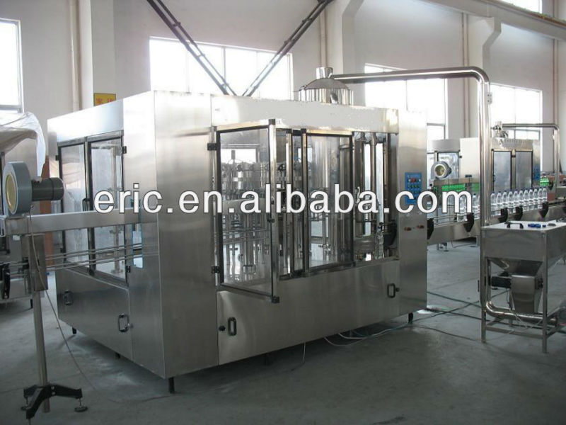 PET/glass bottle packaging line