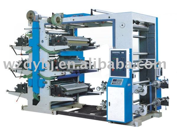 Plastic 6 Colors Flexo Letterpress Printing Machine