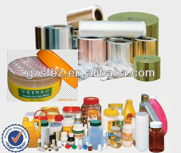 plastic bottle or glass bottle aluminum foil (M)