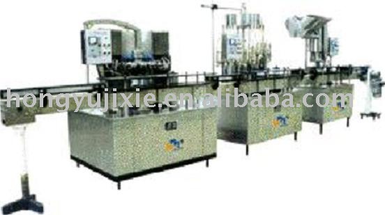 Plastic bottling line (bottling machine bottling machine washing-filling-capping line )