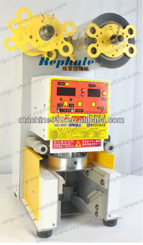Plastic cup sealing machine Automatic cup sealing machine automatic bubble tea cup sealing machine
