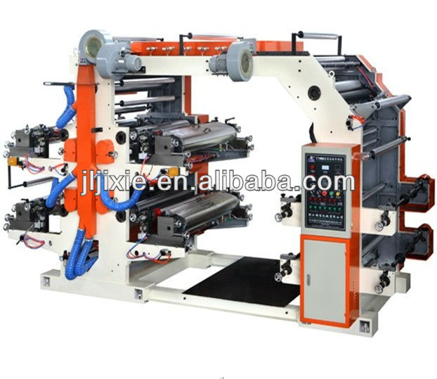 Plastic Film Four-color Flexographic Printing Machine