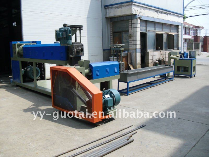 plastic recycling machine/double stage pelletizing line
