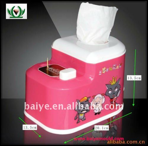 plastic tissue box mould