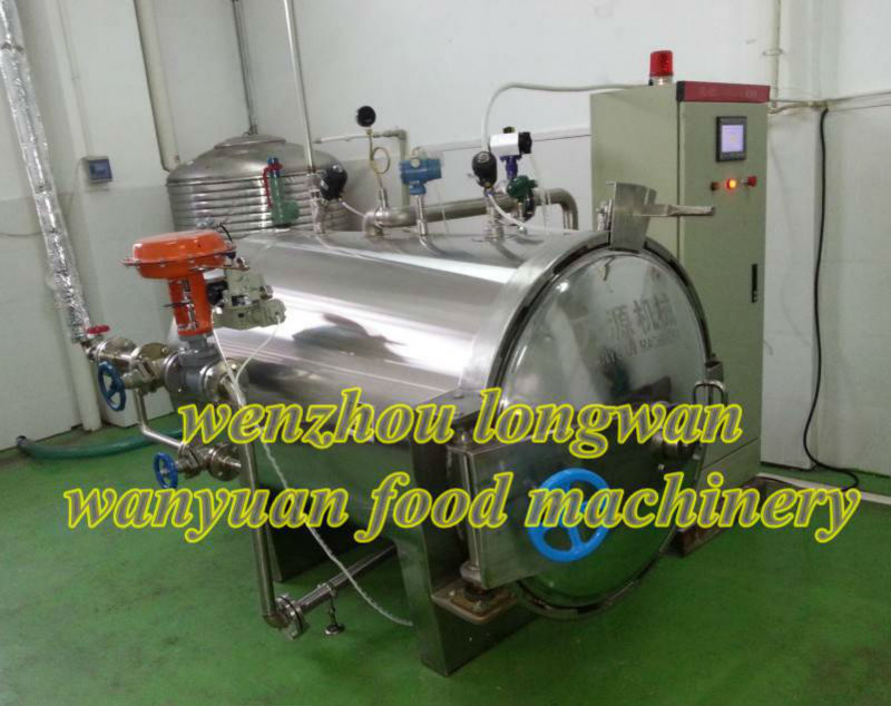 PLC control sterilzer autoclave for food sterilzer autoclave for canning