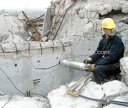 Pneumatic Powered Hydraulic Concrete Splitter, Rock Splitters