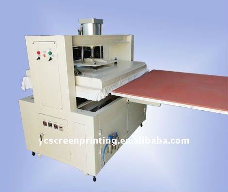 pneumatic tshirt heat transfer printing machine through heat press and sublimation printing machine