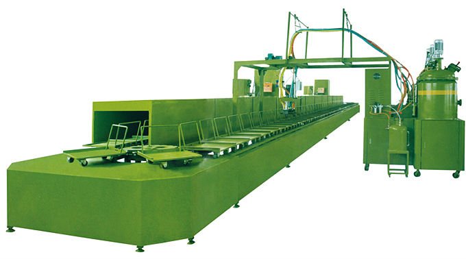 polyurethane federal shoe and shoe sole machine