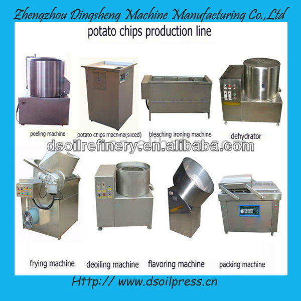 popular free food fried potato chips making machine