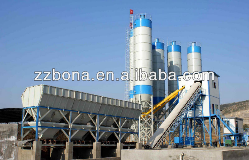 Popular HZS50 China Concrete Mixing Plants