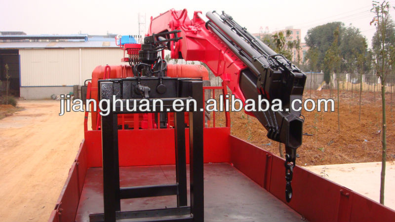 popular selling in brick making factory--BRICK GRAB TRUCK CRANE 8TON