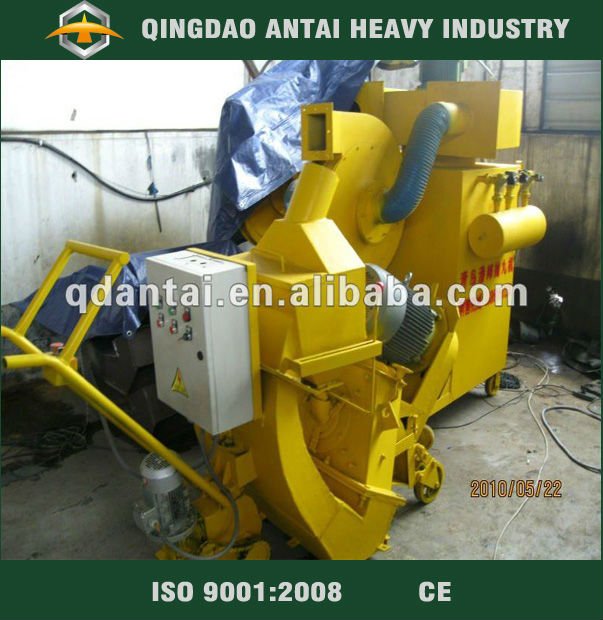 Portable concrete shot blasting machine