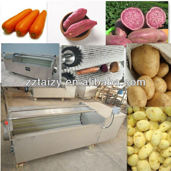 potato washing and peeling machine 0086-13838527397