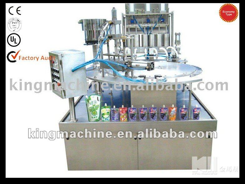 Pouch Filling and Capping Machine
