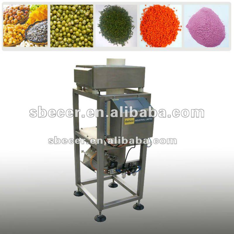 powder and granule gravity type metal detector