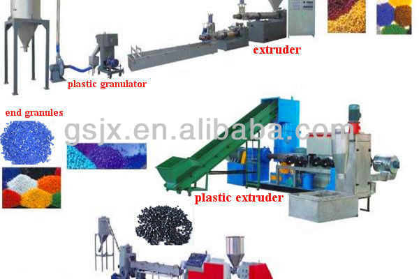 PP PE Film Plastic Granulating Machine
