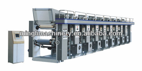 PP,PET,PE,BOPP,PVC,Plastic Film Computer Gravure Printing Machine