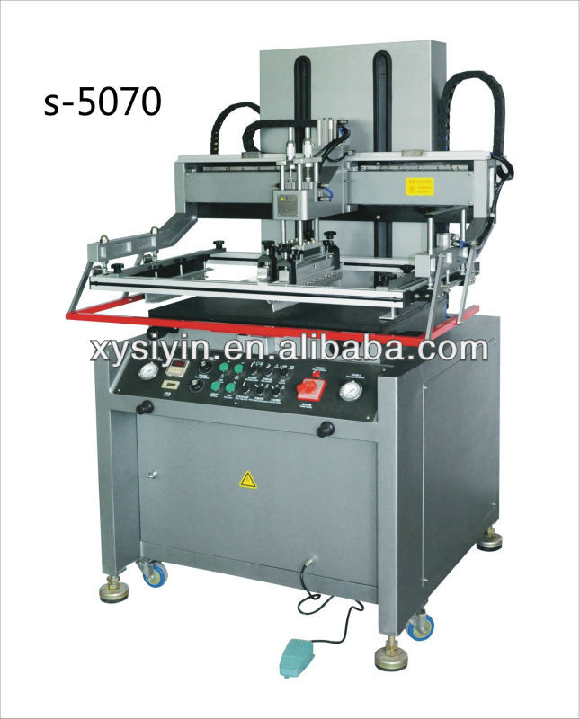 Precision Electric Plane Screen Printing Machine S-5070PE