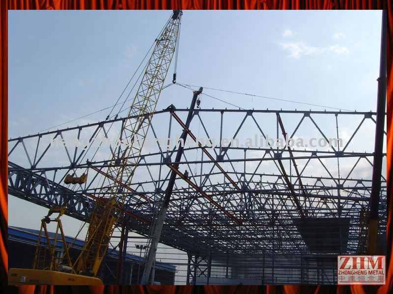 Prefabricated Steel Construction Roofing Space Framework