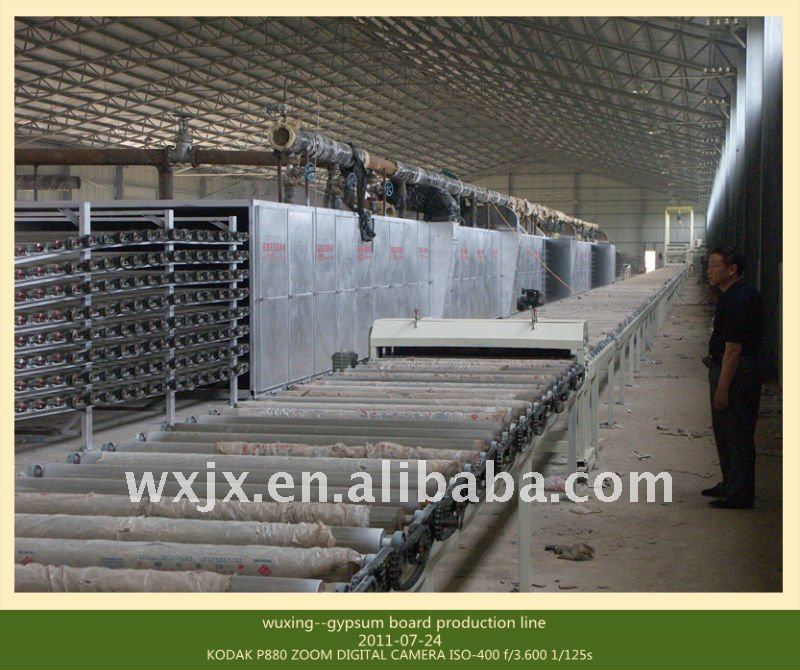 product scrap rate low-- gypsum wallboard production line