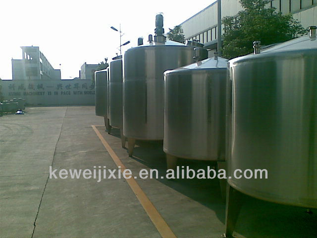 Product storage stainless tank