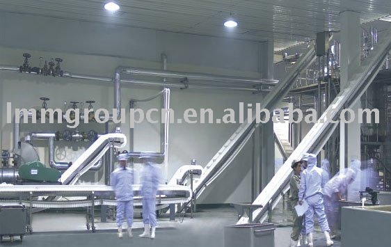 production line belt conveyor system