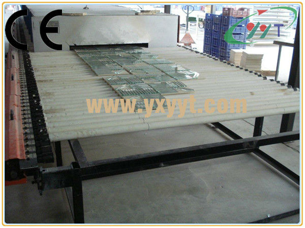 Production line for glass mosaic