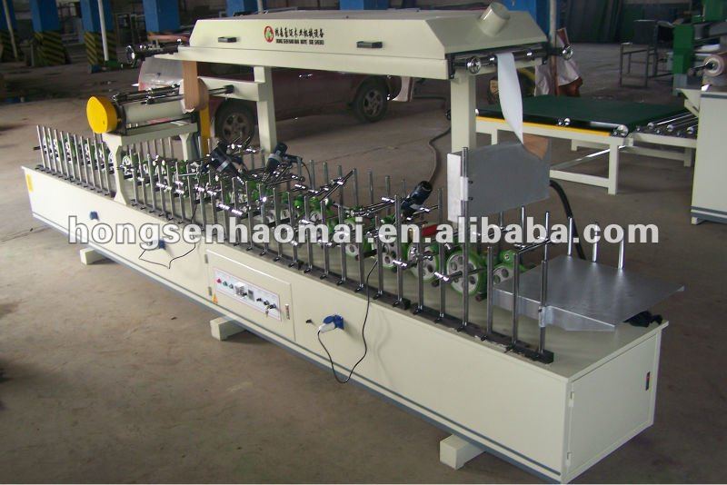 PROFILE WRAPPING MACHINE (HOT AND COLD GLUE)FOR PVC AND VENEER