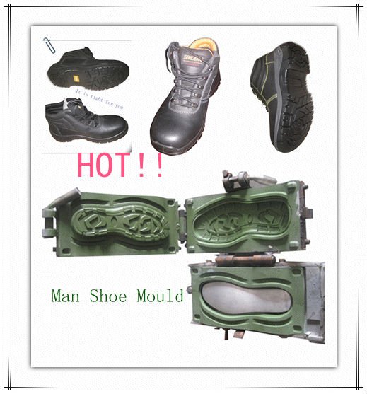 PU Shoe Sole mold with good steel cap