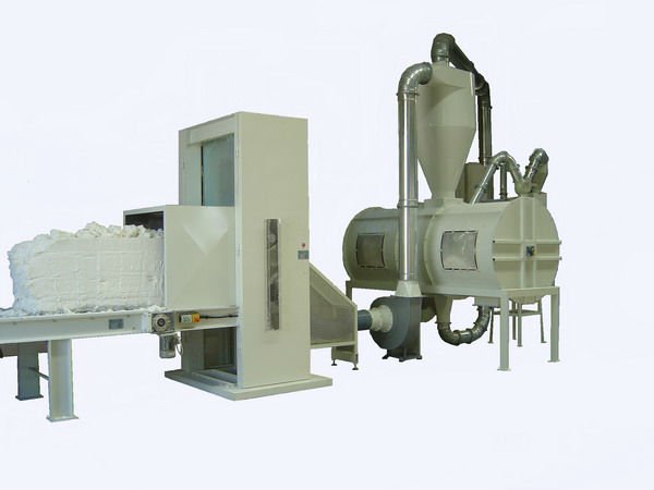 Pulp-SAP separator/recycling