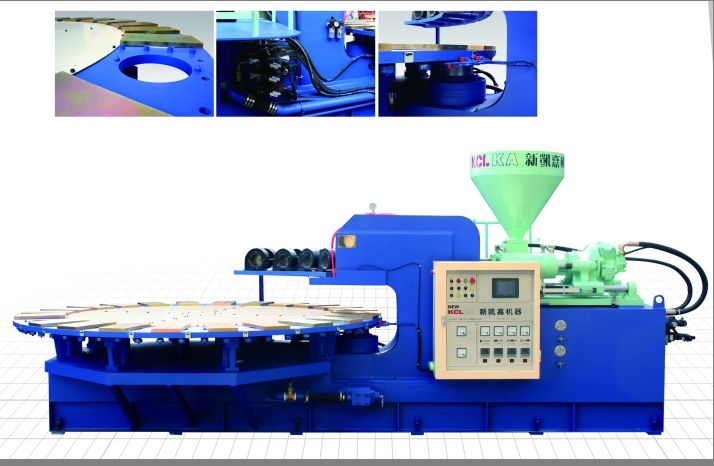 PVC Air Blowing Injection Molding Machine