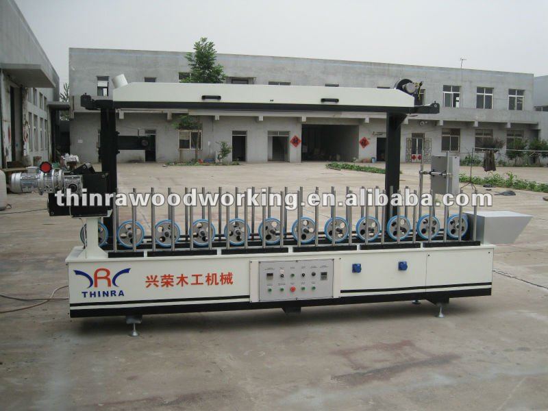 PVC profile wrapping machine for MDF(cold glue)