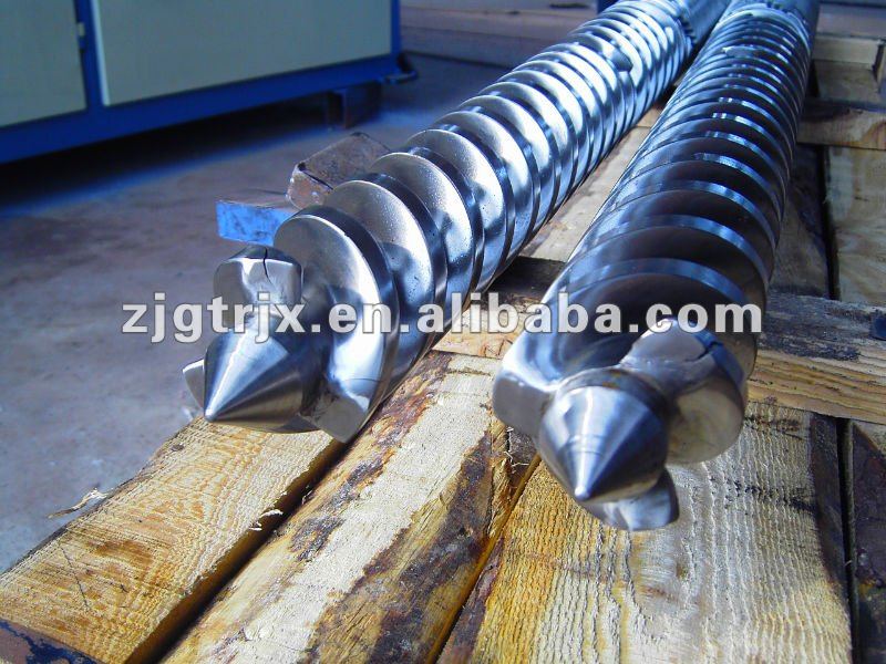 PVC screw and barrel for plastic extruder machine